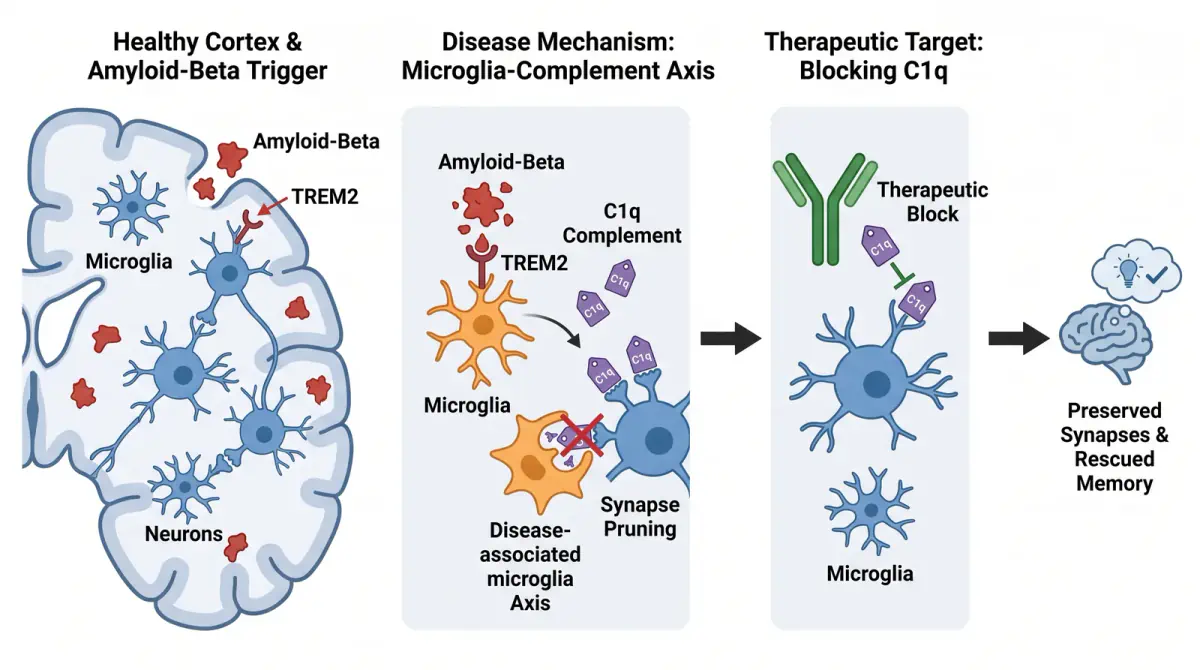 Illustrative Abfig draft showing an Alzheimer's disease pathway